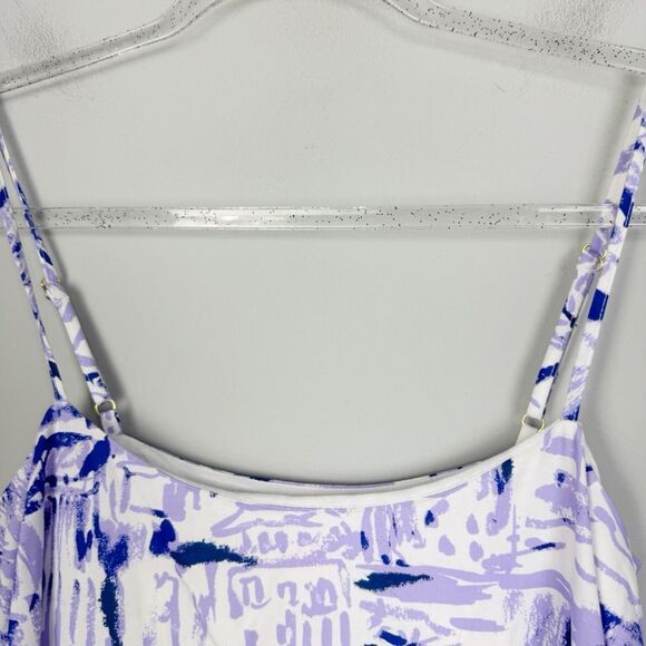 LILLY PULITZER | Franni Cropped Top Lilac Verben Rock the Dock Women’s Size 2 - Picture 5 of 11